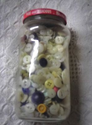 Jar Of Vintage Buttons