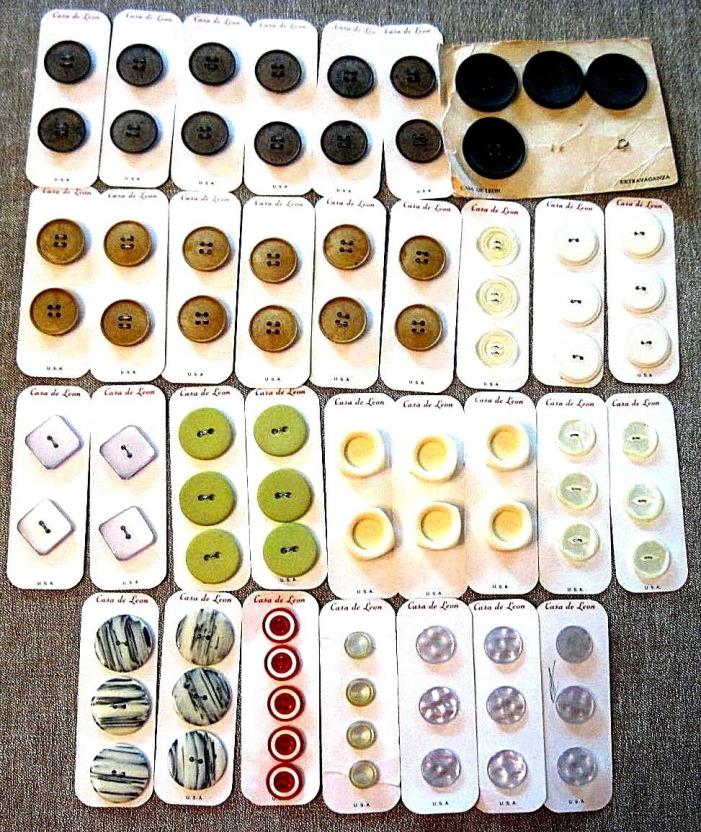 LOT 83 CARDED BUTTONS~