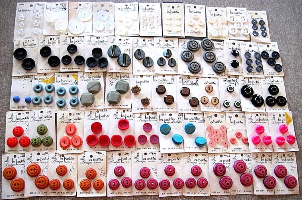 LOT 185 CARDED BUTTONS~