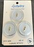 Lucky Day Set Of 3 BUTTONS on Display Card - Made In USA