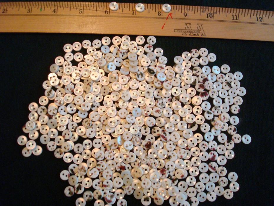 2500 Small Baby~ Doll Clothing Buttons~Sewing~Quilting~Jewelry~Shell?