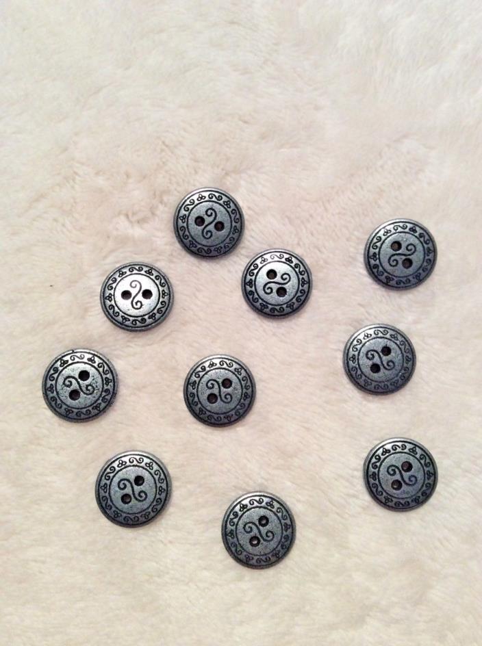 Vintage Buttons, button bonanza brand, new loose, collectible rare find, metal