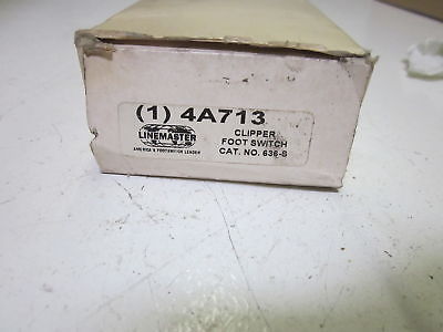 LINEMASTER 4A713 FOOT SWITCH 250VAC *NEW IN BOX*
