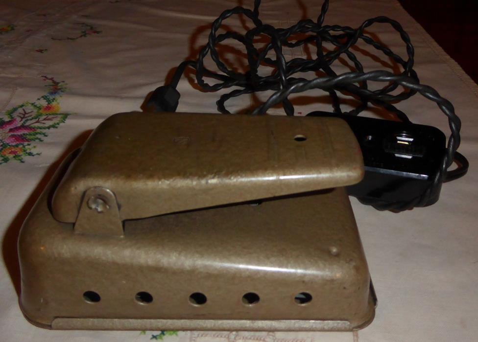 Vintage Sewing Machine Foot Pedal Switch
