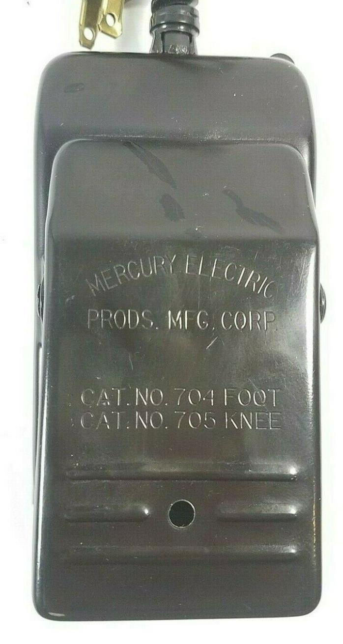 Mercury Sewing Machine 704 Foot 705 Knee Electric Foot Pedal - Tested