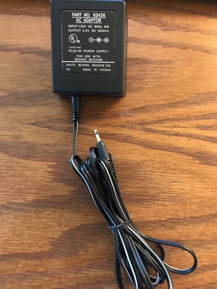 Vintage White Sewing Machine Power Supply Adaptor Part No. 62426