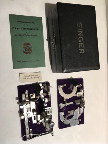 Singer Featherweight 221 Sewing Machine Low Shank Attachment Set