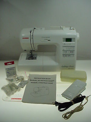 JANOME SEWING MACHINE JANOME 4030 QDC COMPUTERIZED QUILTING DECORATOR W EXTRA'S