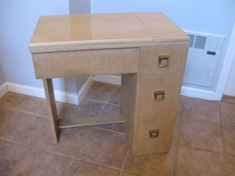 Vtg Singer Full Size Sewing Machine Cabinet Only 201 66 15 & Others Pick Up Only