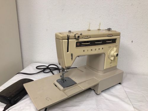 Vintage 1970s Singer Stylist 534 Sewing Machine | Free Arm, & Foot Pedal (2G)