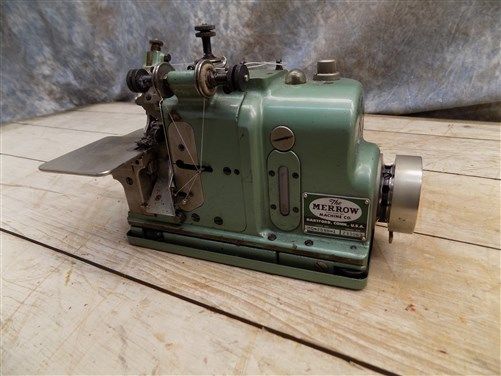 Merrow Machine Style MG-2DNR-1 Industrial Purl Edge Sewing Machine Vintage b