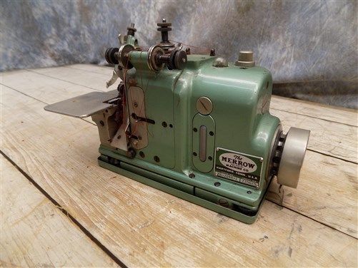 Merrow Machine Style MG-2DNR-1 Industrial Purl Edge Sewing Machine Vintage a