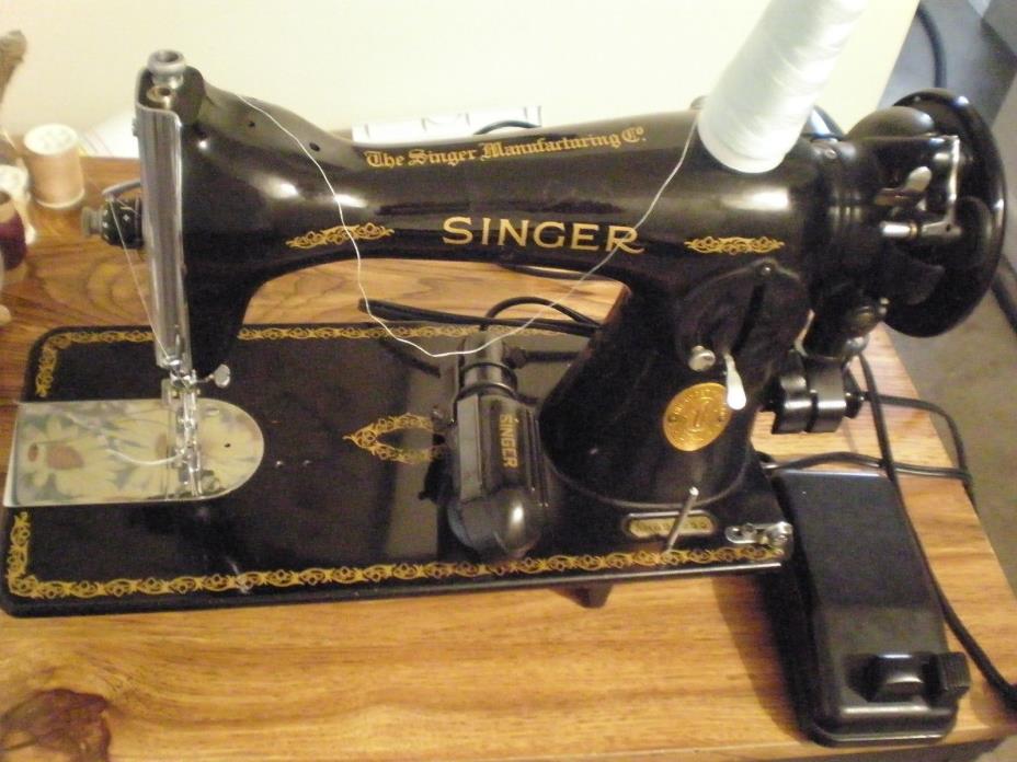 SINGER SEWING MACHINE MODEL 15-91 with PDF instruction manual