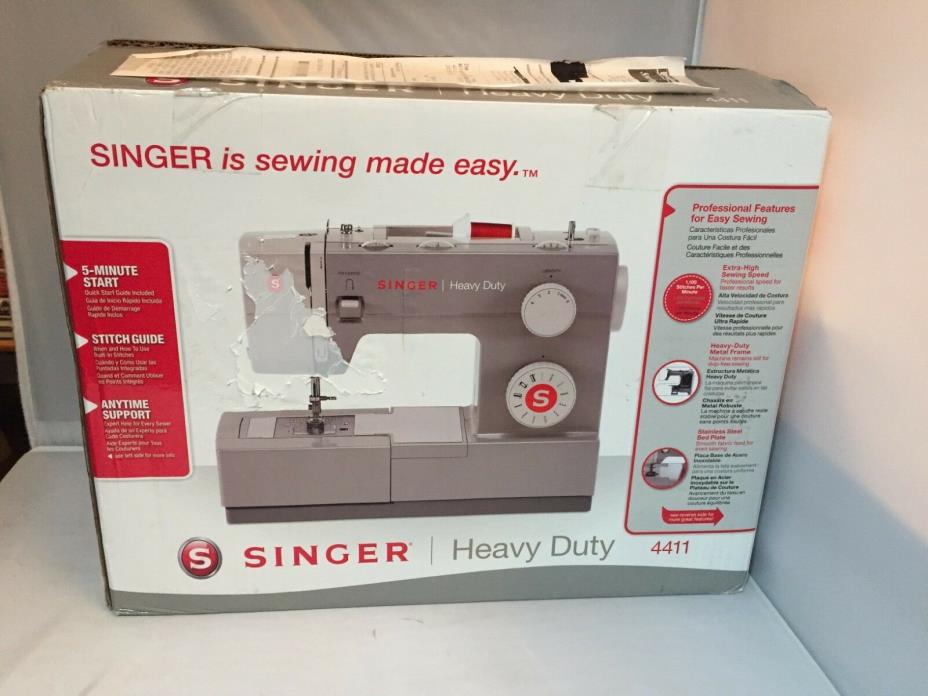 Singer Heavy Duty Sewing Machine Model 4411 New In Box Never Used