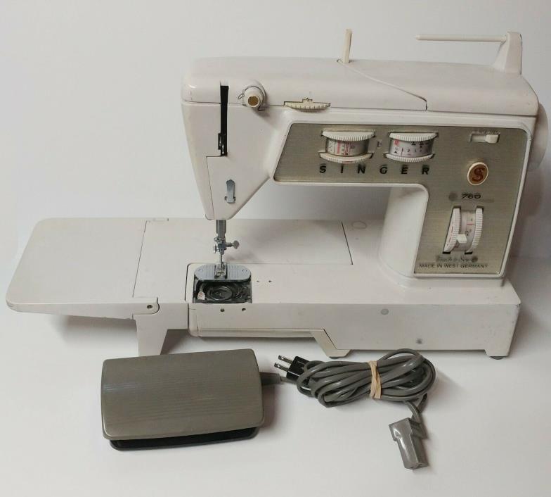 Singer Sewing Machine S 760 Touch and Sew Made In West Germany