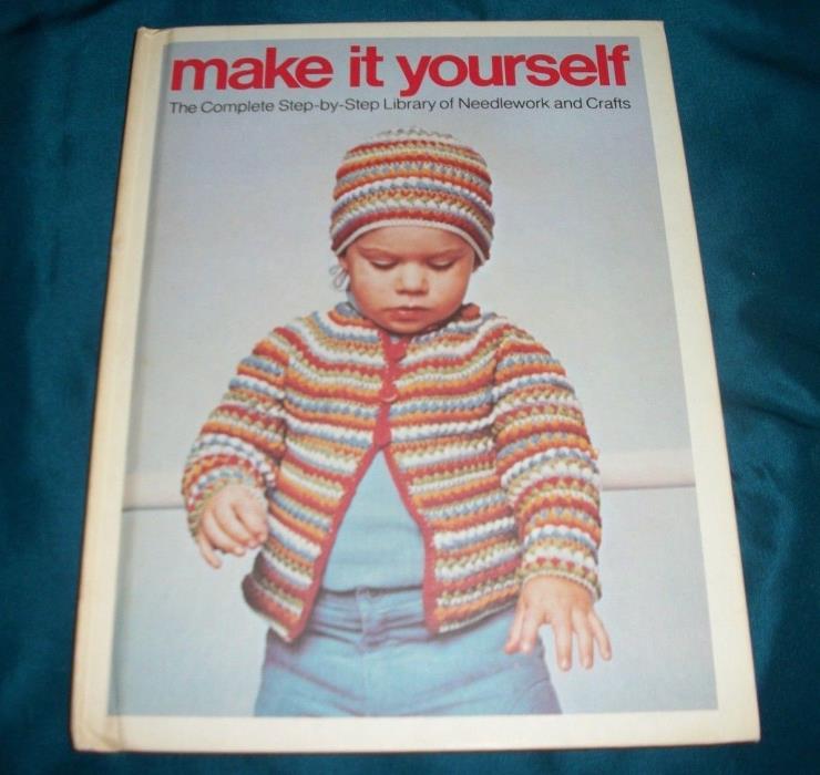 MAKE IT YOURSELF Vol 16 Complete Step-By-Step Library Needlework @ 1975 HC