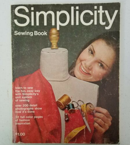 1970 Simplicity Sewing Book Vintage Fashion Book