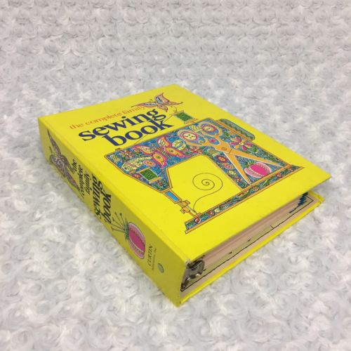 The Complete Family Sewing Book Vtg 71 Hardcover 3 Ring Binder Retro Seamstress