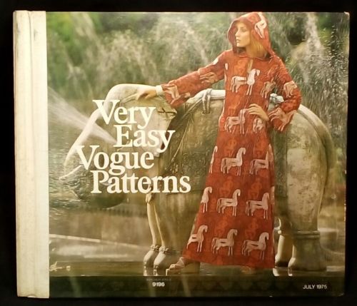 Vintage VOGUE July 1975 Sewing PATTERN COUNTER CATALOG Store Book Retro Fashion