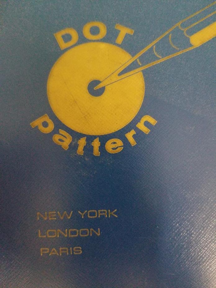 Dot Pattern Deluxe Sewing instruction training book w supplies G+ 190110