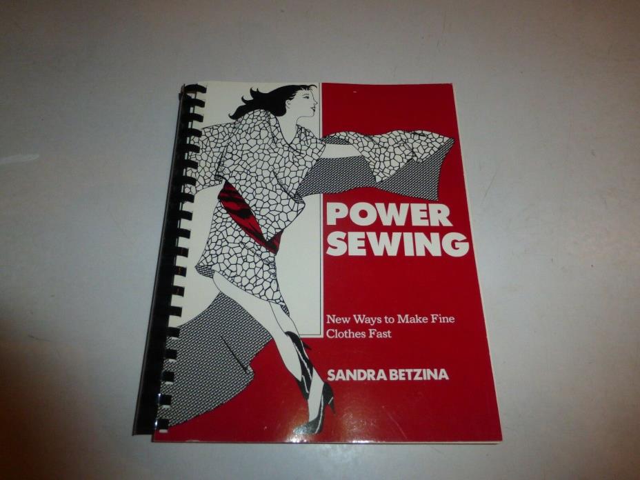 Power Sewing by Sandra Betzina Sewing Book Manual Vintage New  B138