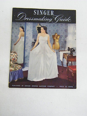 Vintage 1947 Singer Dressmaking Guide Catalog