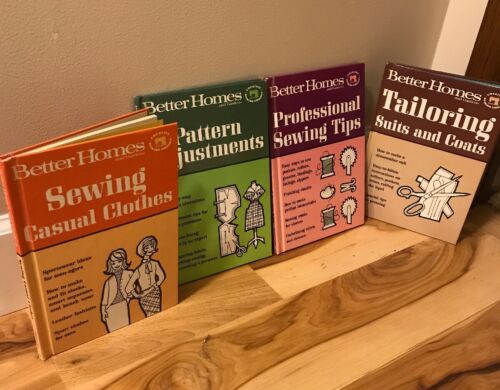 Vintage 1966 Better Homes and Gardens Creative Sewing Library Books 4 Books