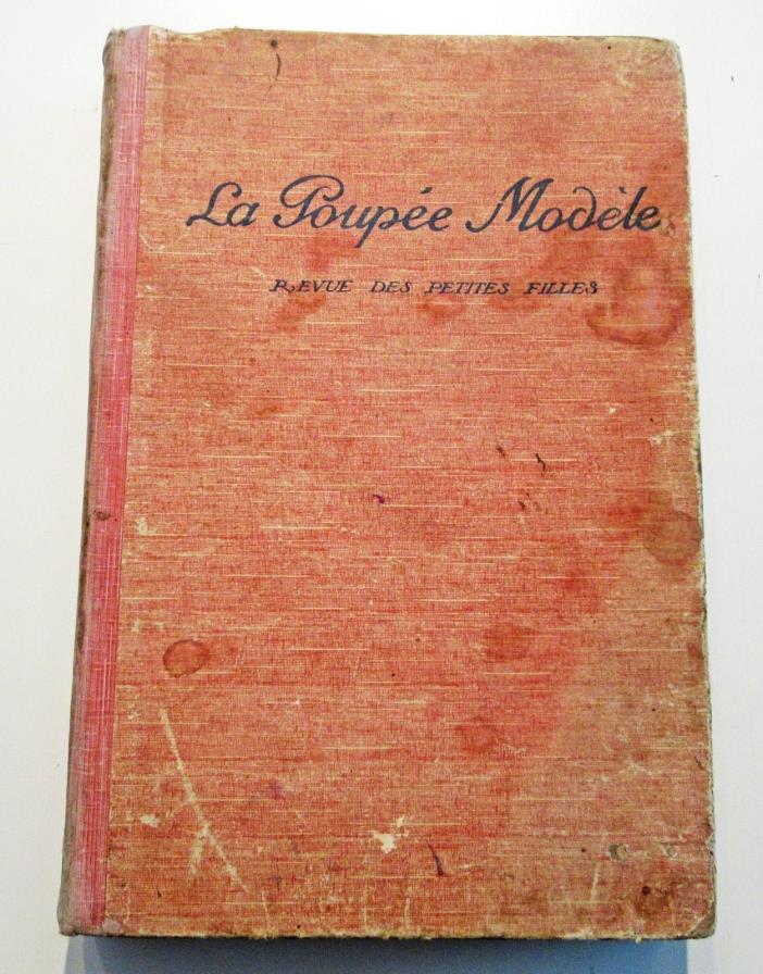Vintage French Children's Magazine La Poupée Modèle Doll 1920 Year Bound Volume