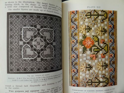 Vintage DMC Encyclopedia Of Needlework TH. De Dillmont 1930’s HB Color Plates