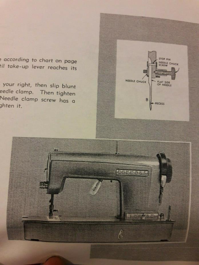 Vintage Kenmore Model 95  machine  manual 20 -Pages .  FREE SHIPPING