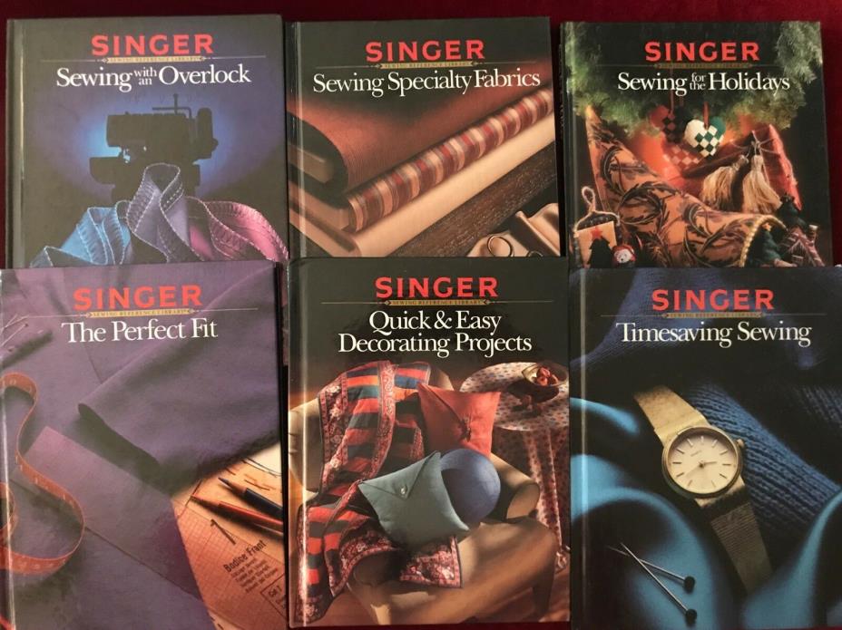 Singer Sewing Reference Library Lot of 18 HC Books Free S/H