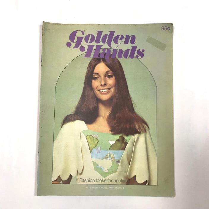 Vintage Golden Hands Magazine 1971 Craft Knitting Sewing Crochet Pattern Fashion