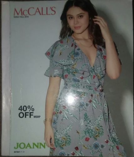 Early Fall 2018 McCall's Ex Counter Catalog Sewing Pattern Book-1799 Pgs!