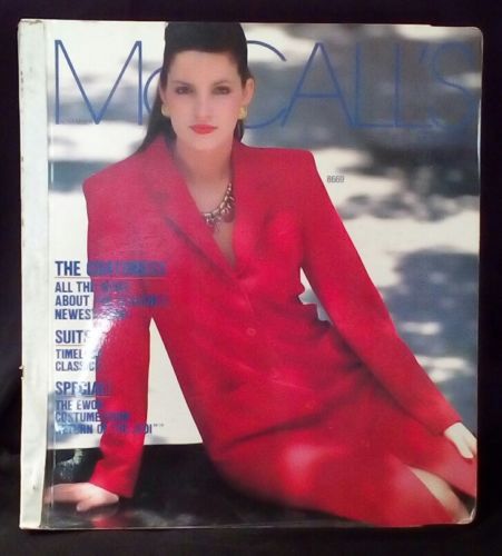 Vintage McCall BROOKE SHIELDS Nov 1983 PATTERN COUNTER CATALOG Retro Fashion