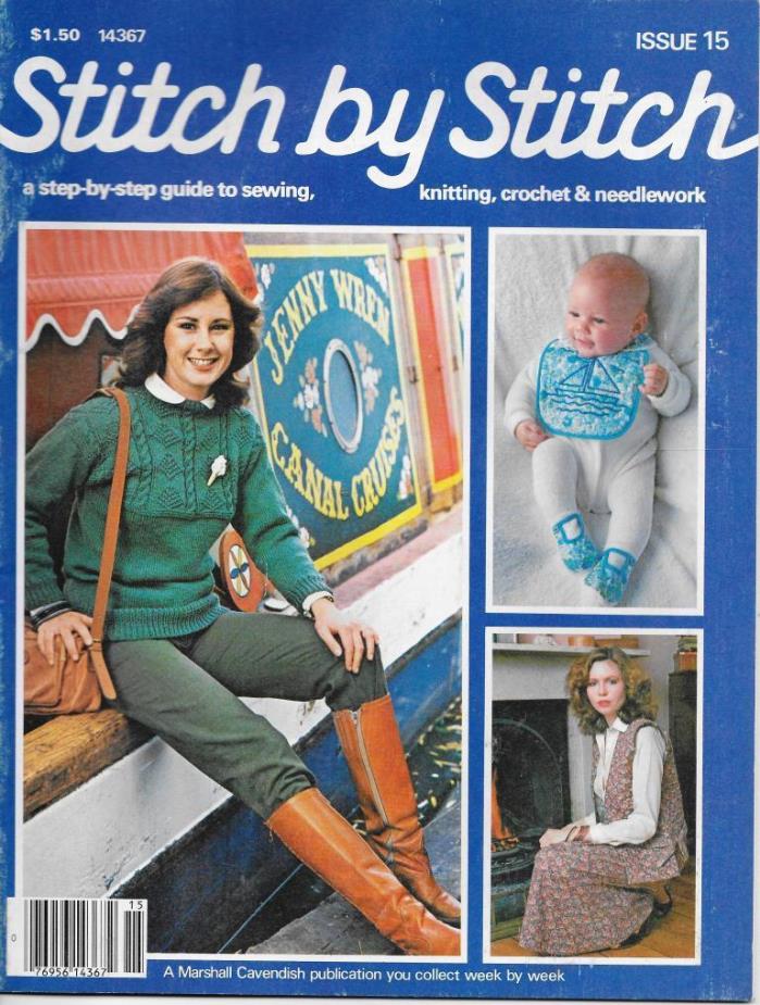 Stitch by Stitch Issue 15 Sewing Knitting Crochet & Needlework Magazine V2 DIY