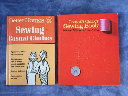 Books Better Homes Gardens Sewing Casual Clothes 1966 /Coats Clark’s Sewing 1967