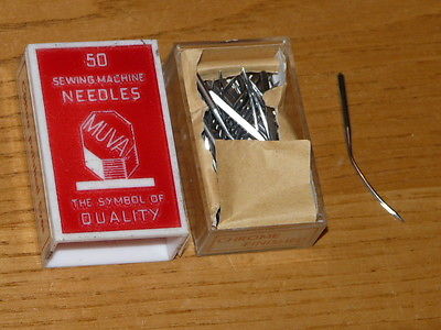 38 Vintage Sewing Machine MUVA Blindstitch 3½ Needles - Cotton Polished Eye
