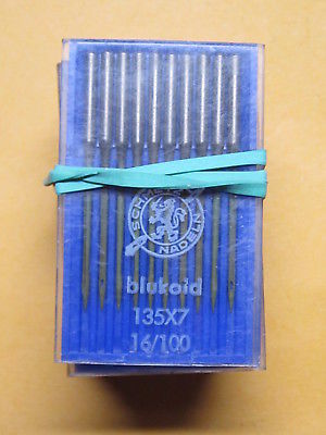 90 Schmetz Blukold 135x5, 135x7, 134 Sewing Machine Needles, sz 16