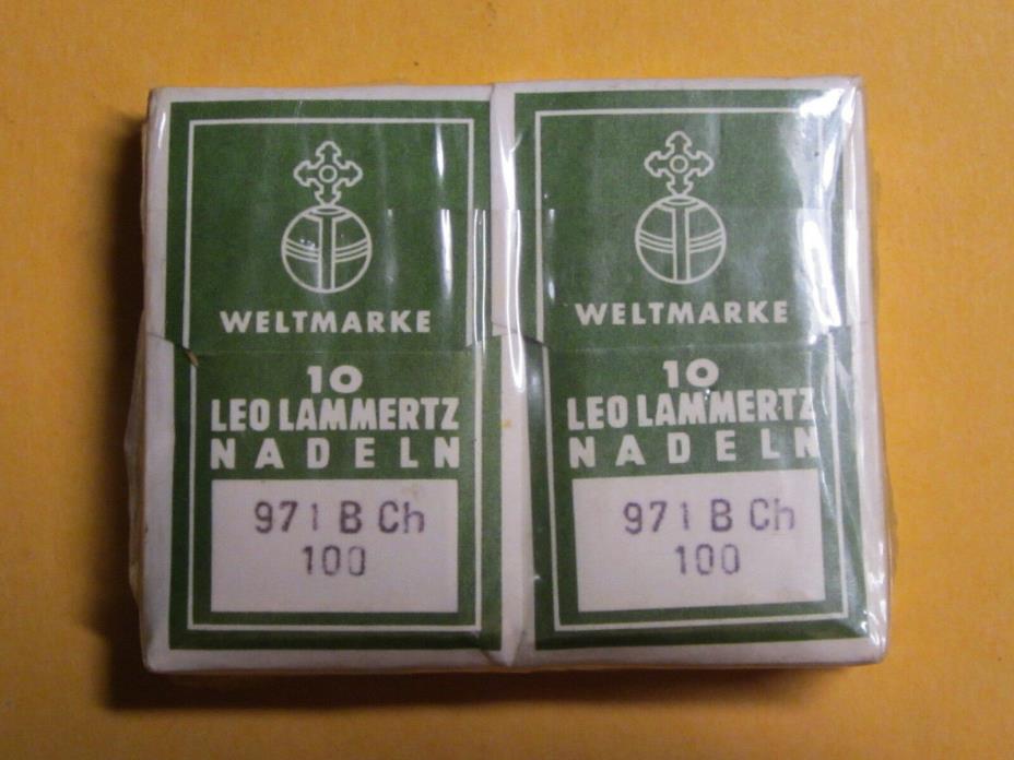 Lammertz 971 B Sewing Machine Needles sz 16, Qty 100