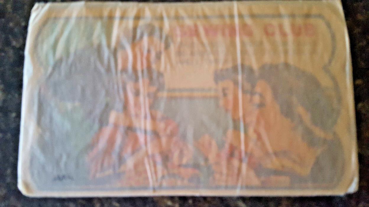 Vintage Needle Book 'SEWING CLUB' Still In Wrapper 60 Gold Eyes NEW OLD STOCK