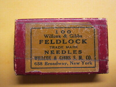 100 Willcox & Gibbs Feldlock #4 Sewing Machine Needles