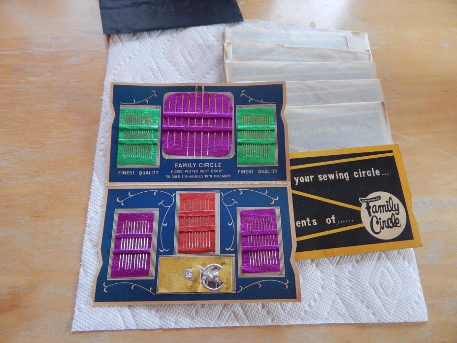 Vintage Family Circle Sewing Needles