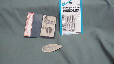 Vintage 2 Packages of sewing needles and theader
