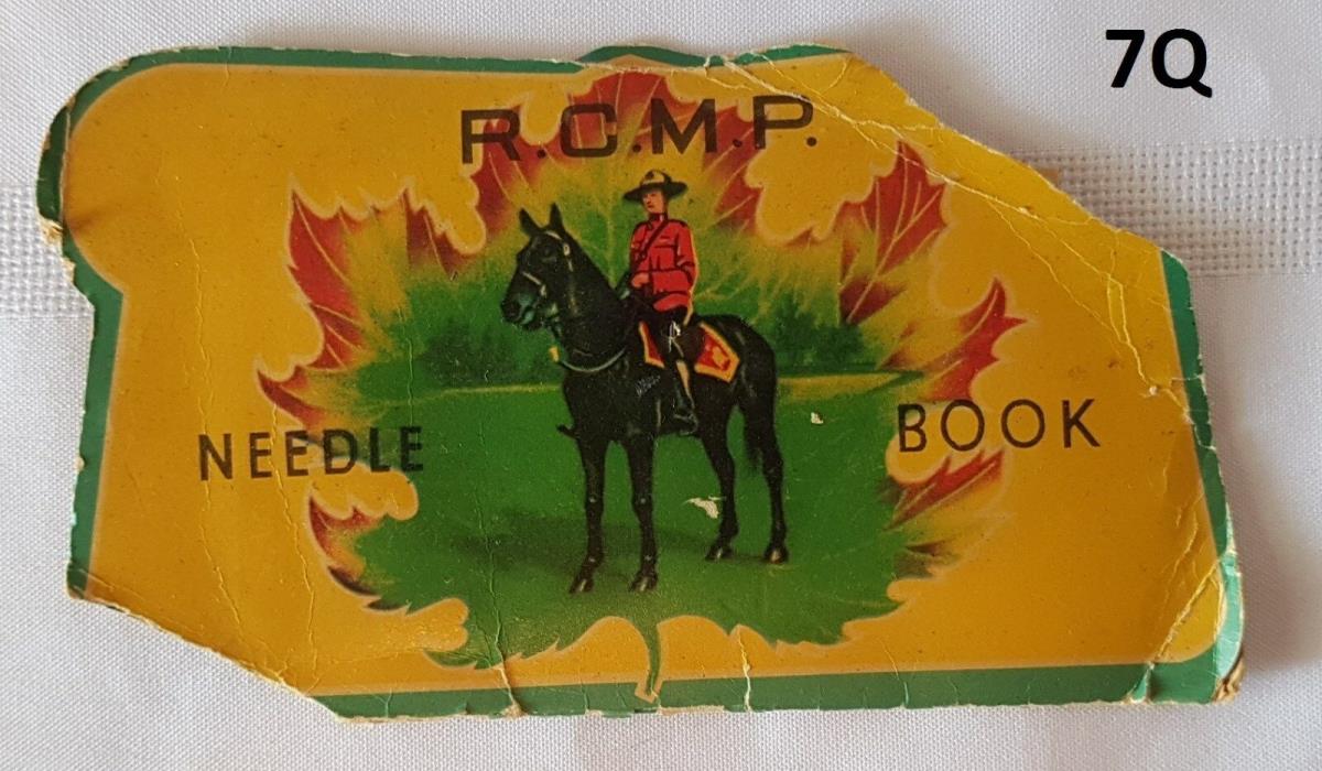 Vintage R.C.M.P. Needle Book