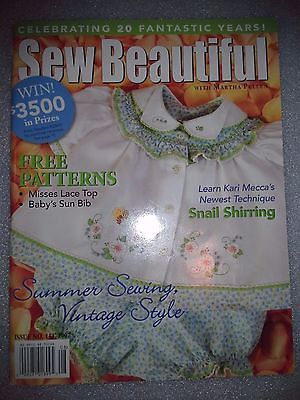 Sew Beautiful Martha Pullen Magazine Issue 113 2007 Summer Sewing Vintage Style