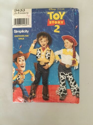 Simplicity Toy Story 2 Buzz Light Year Costume Child Sz 3-8 Disney-UNCUT