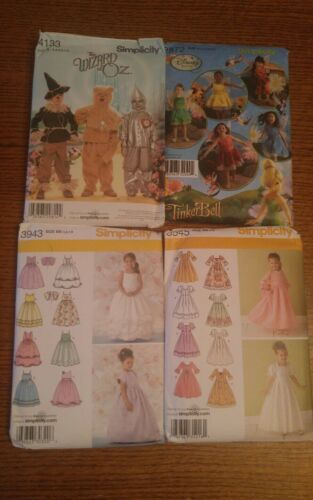 Simplicity patterns lot children costume dress TinkerBell Wizard of Oz - uncut