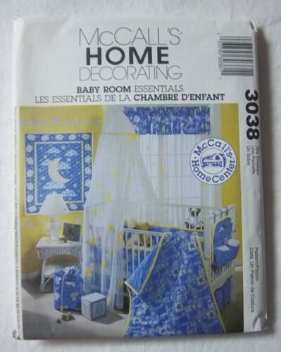 Baby Room Essentials #3038 McCall's Home Decor Pattern Un-Cut 2000