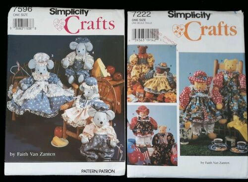 SIMPLICITY CRAFT PATTERN 7222 and 7596 MICE 14