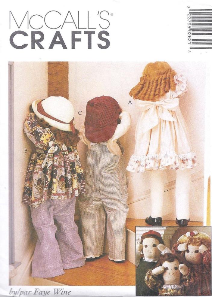 Vintage Life Size Toddler Crying Doll & Clothing Sewing Pattern UNCUT 36 Inch